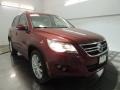Wild Cherry Metallic 2010 Volkswagen Tiguan SE 4Motion