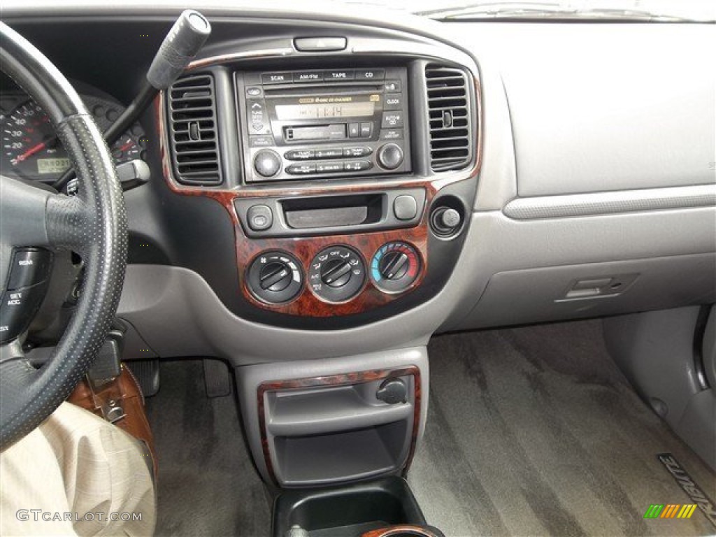 2001 Mazda Tribute ES V6 Gray Dashboard Photo #76400952