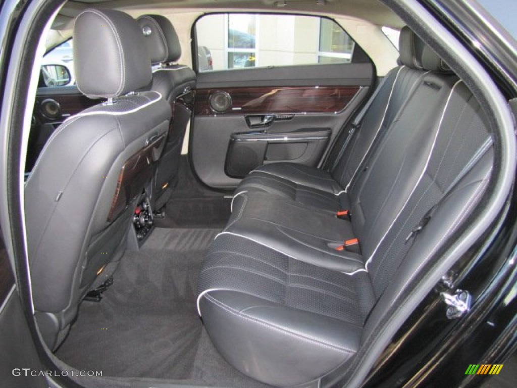 2011 Jaguar XJ XJL Supercharged Rear Seat Photo #76401048