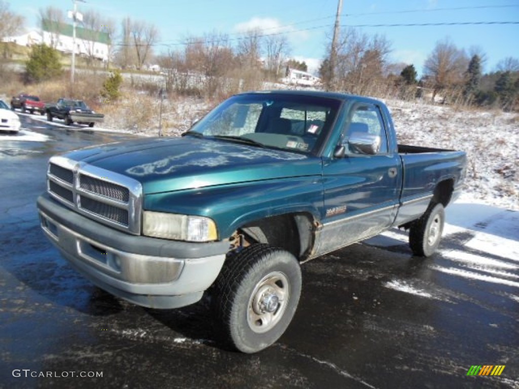 2002 Dakota Regular Cab 4x4 - Forest Green Pearl / Dark Slate Gray photo #3