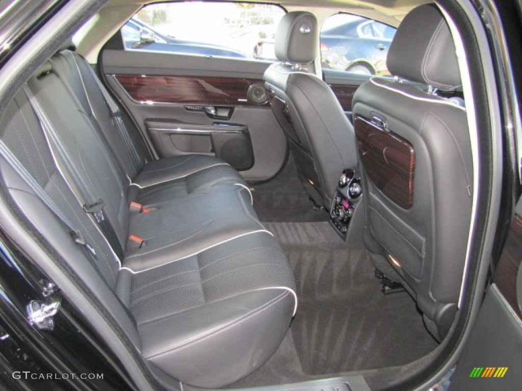 2011 Jaguar XJ XJL Supercharged Rear Seat Photo #76401459