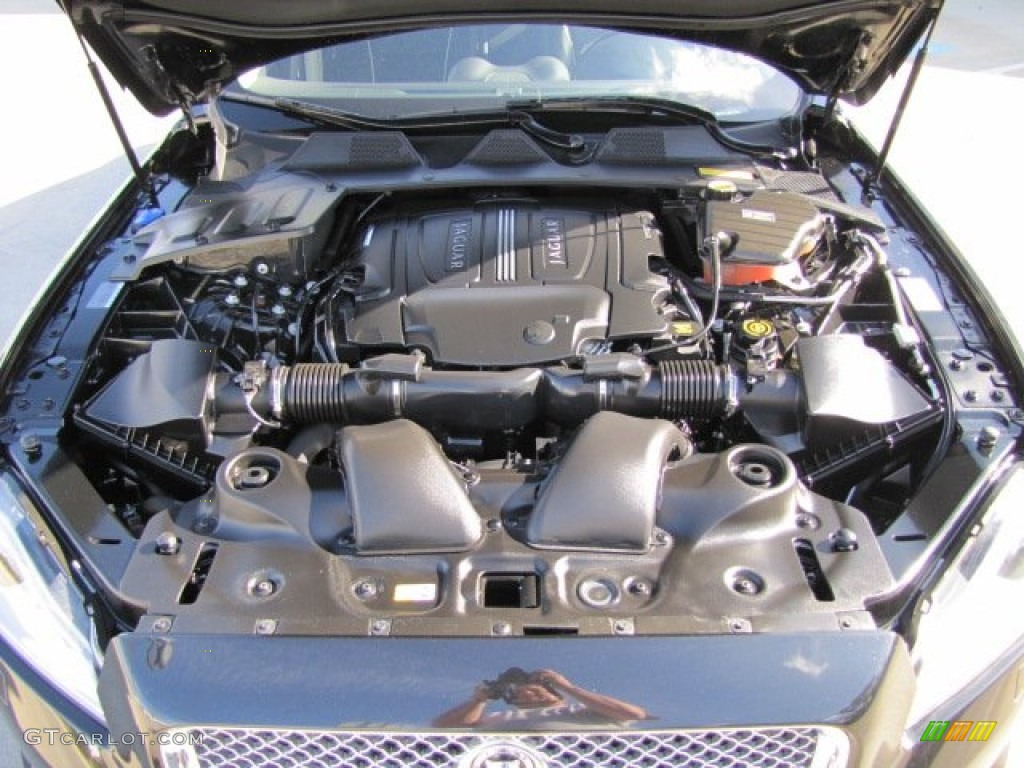 2011 Jaguar XJ XJL Supercharged 5.0 Liter Supercharged GDI DOHC 32-Valve VVT V8 Engine Photo #76401983