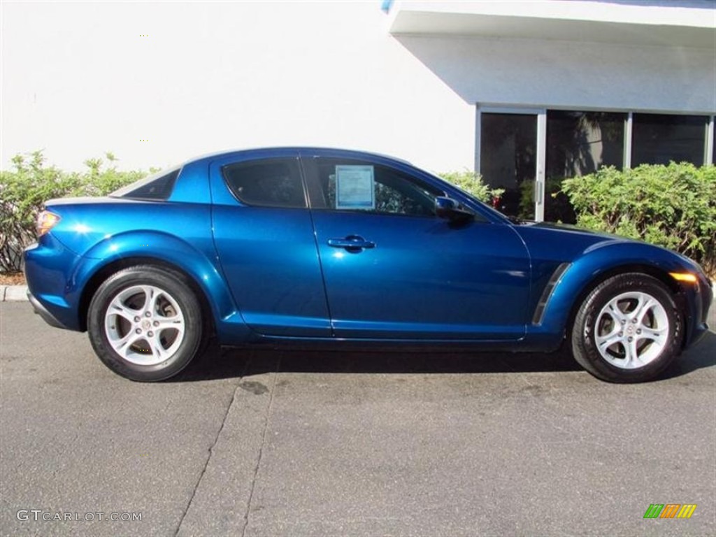 2007 RX-8 Touring - Phantom Blue Mica / Black photo #2