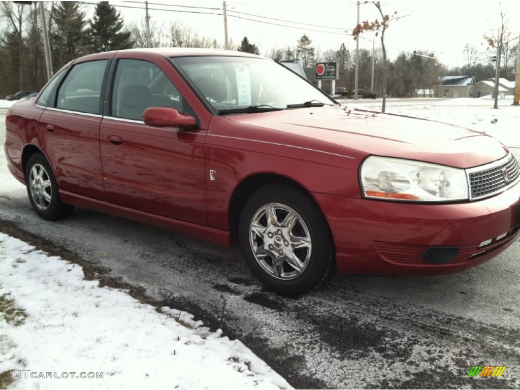 2003 L Series L200 Sedan - Medium Red / Gray photo #4