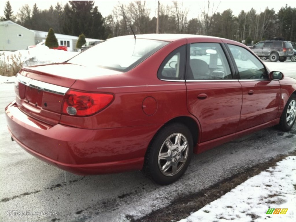 2003 L Series L200 Sedan - Medium Red / Gray photo #5