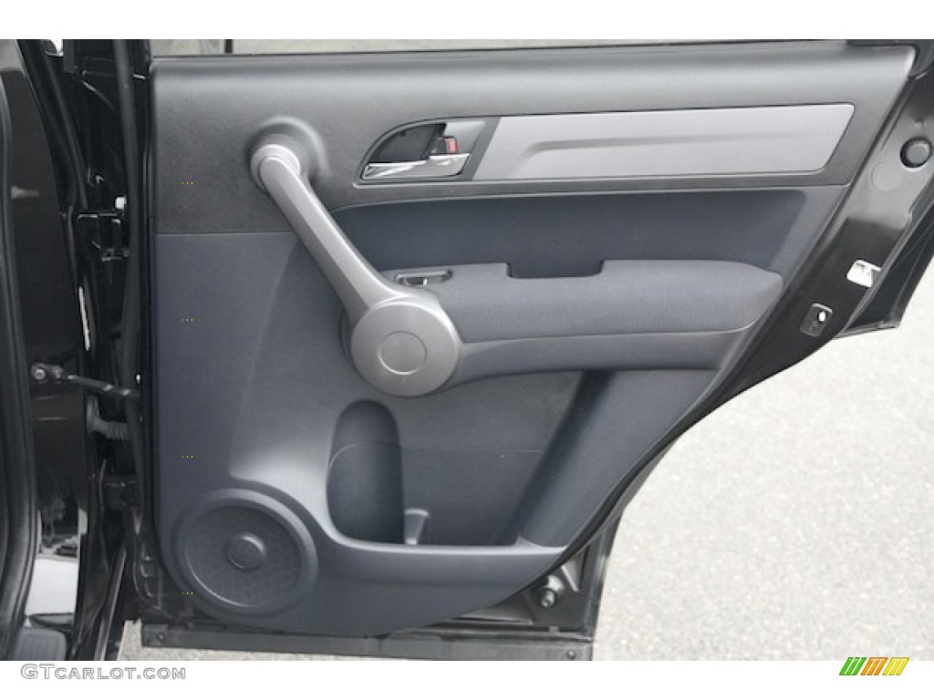 2009 CR-V EX 4WD - Crystal Black Pearl / Black photo #28