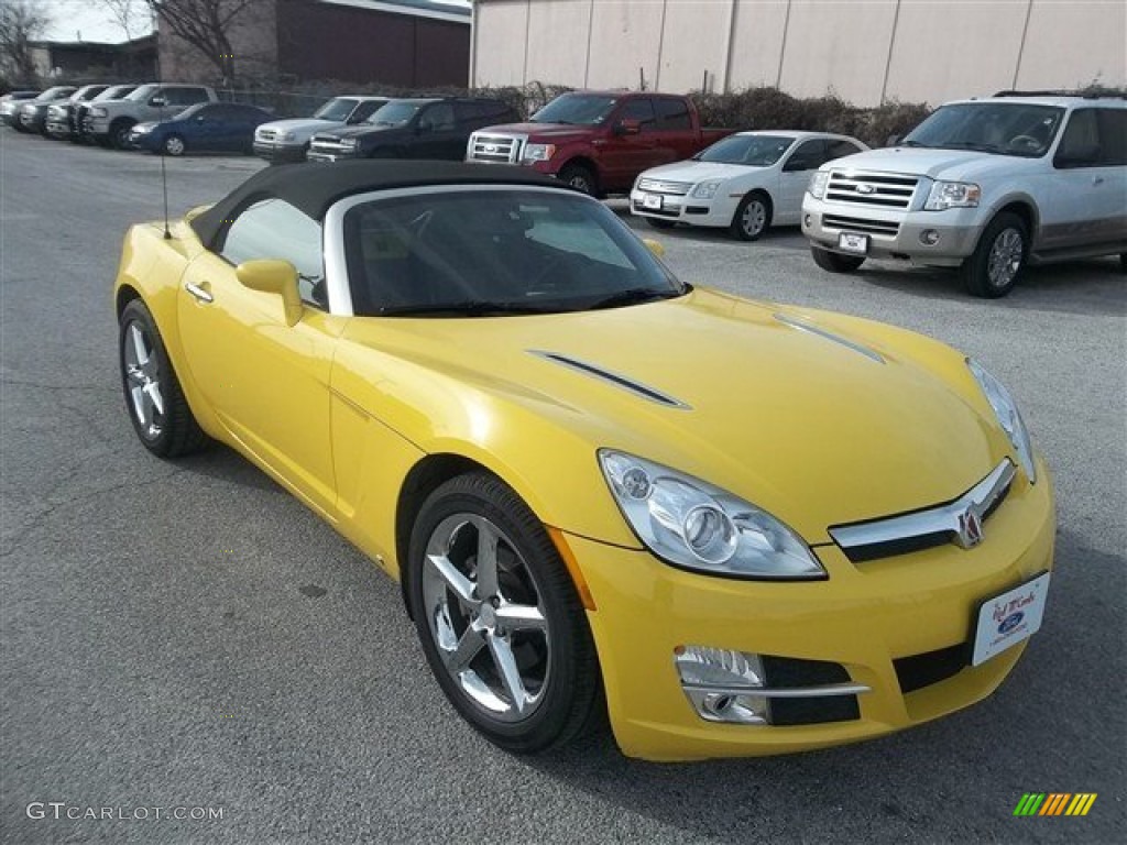 2007 Sky Roadster - Sunburst Yellow / Black photo #1