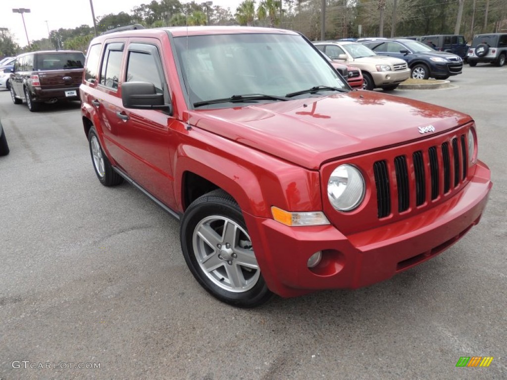 Inferno Red Crystal Pearl 2007 Jeep Patriot Sport Exterior Photo #76403547
