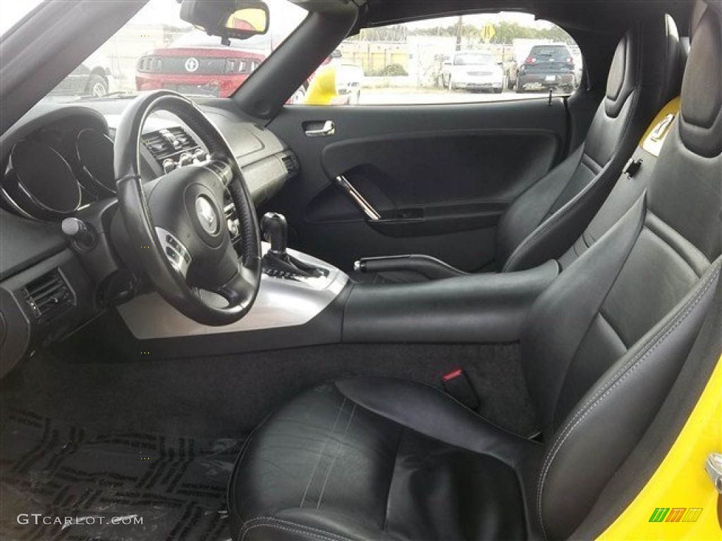 Black Interior 2007 Saturn Sky Roadster Photo #76403625