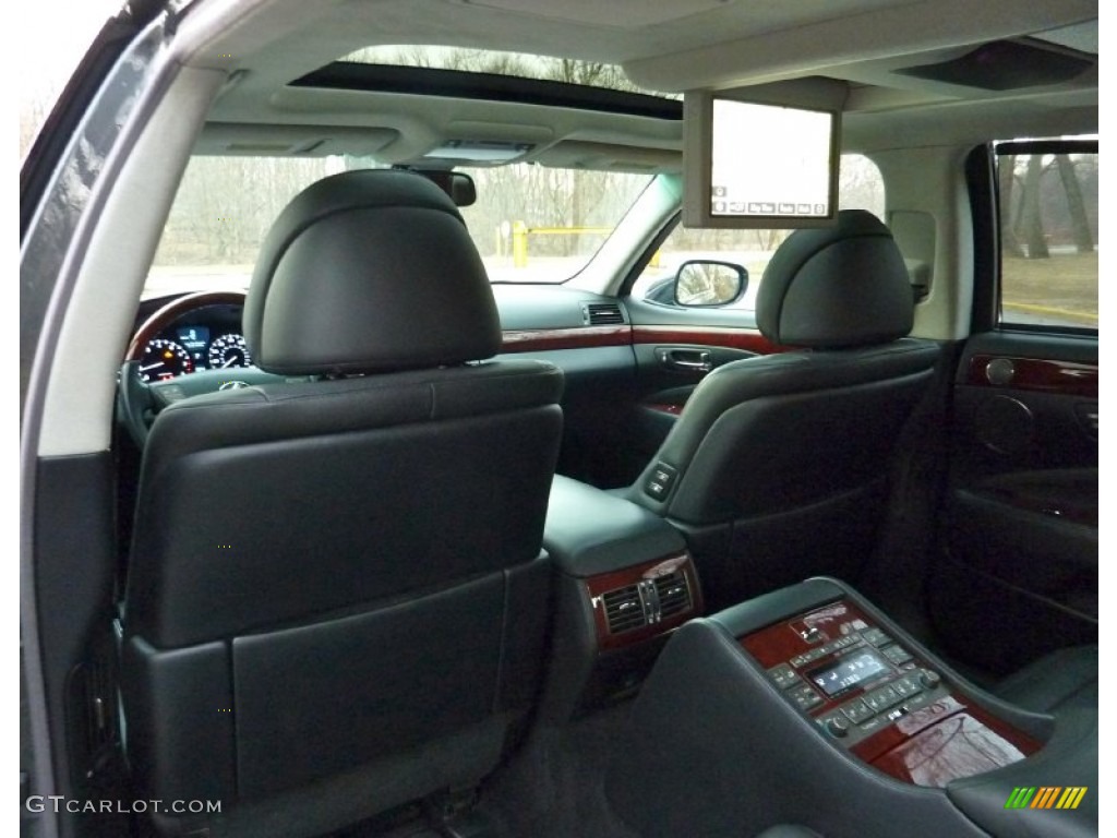 Black Interior 2007 Lexus LS 460 L Photo #76404804