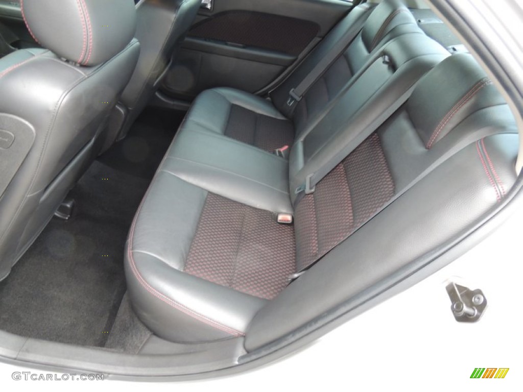 Charcoal Black/Red Interior 2008 Ford Fusion SE Photo #76404873