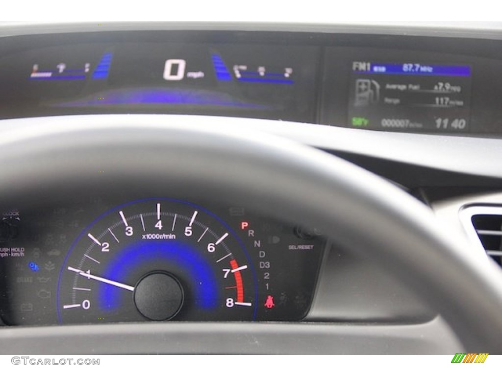 2013 Honda Civic LX Sedan Gauges Photo #76405251