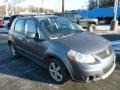 2008 Azure Grey Metallic Suzuki SX4 Crossover AWD  photo #3