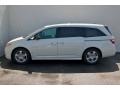 2013 White Diamond Pearl Honda Odyssey Touring  photo #4