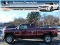 2013 Deep Ruby Metallic Chevrolet Silverado 2500HD LT Extended Cab 4x4  photo #1