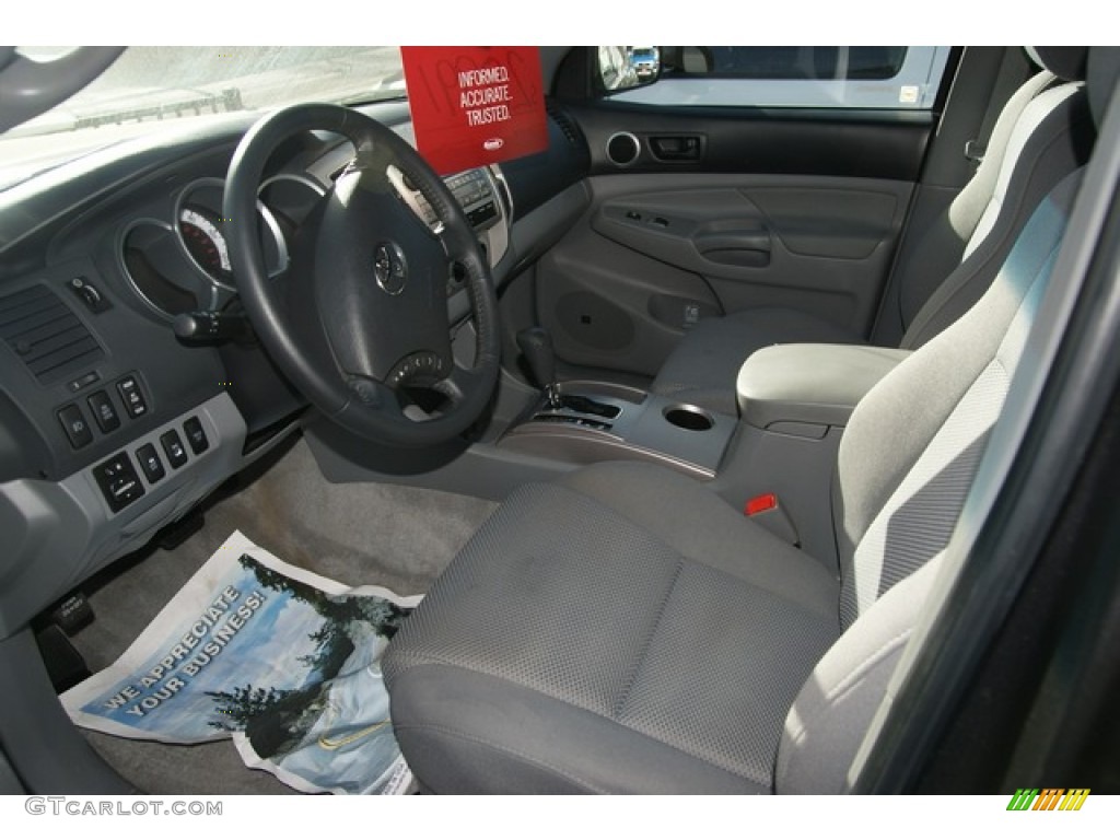 2011 Tacoma V6 TRD Double Cab 4x4 - Magnetic Gray Metallic / Graphite Gray photo #5