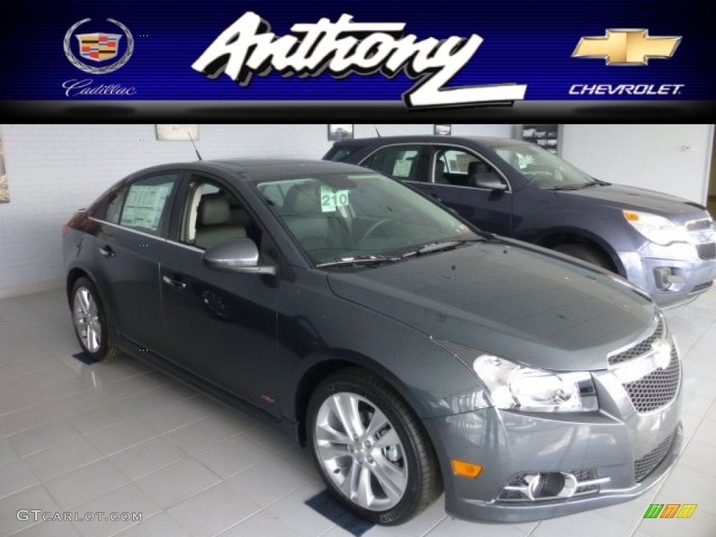 2013 Cruze LTZ/RS - Cyber Gray Metallic / Jet Black photo #1