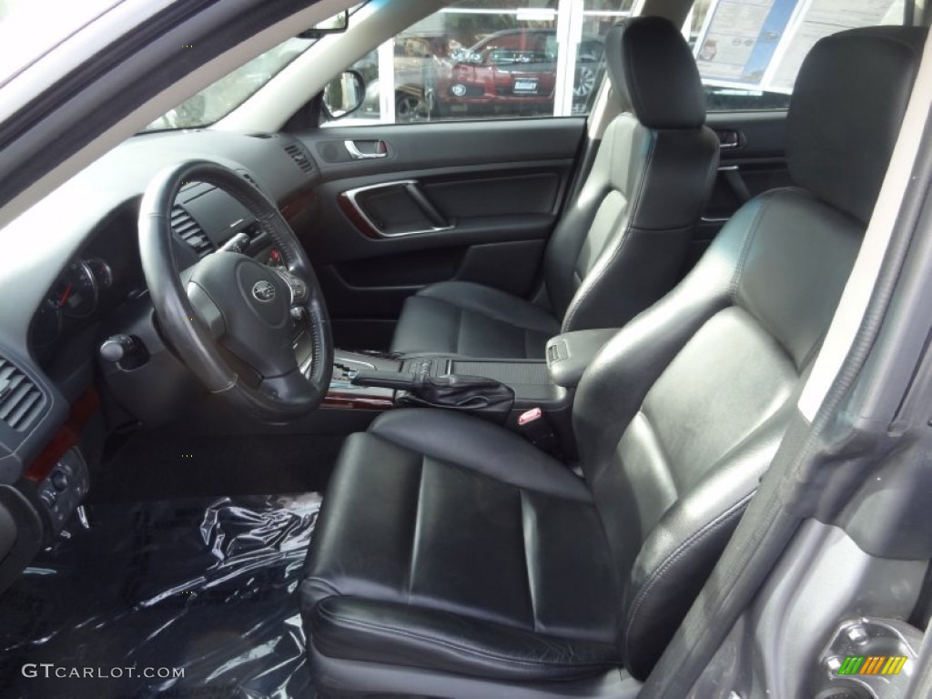 Off Black Interior 2008 Subaru Legacy 2.5i Limited Sedan Photo #76408386