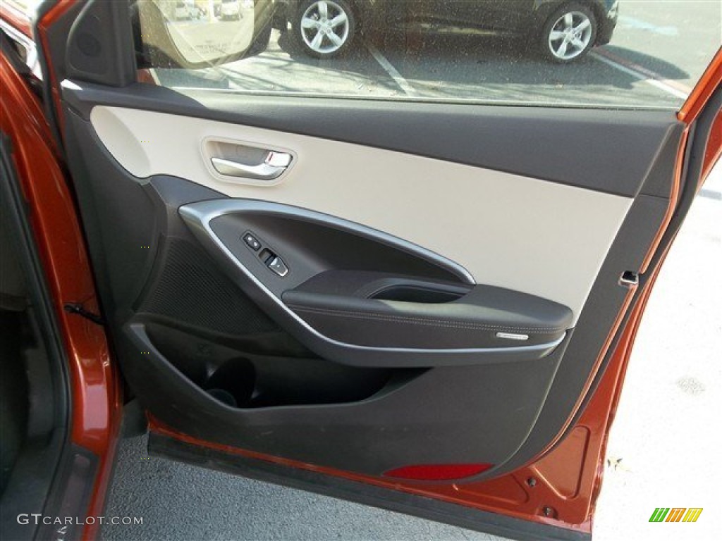 2013 Hyundai Santa Fe Sport 2.0T Beige Door Panel Photo #76408803