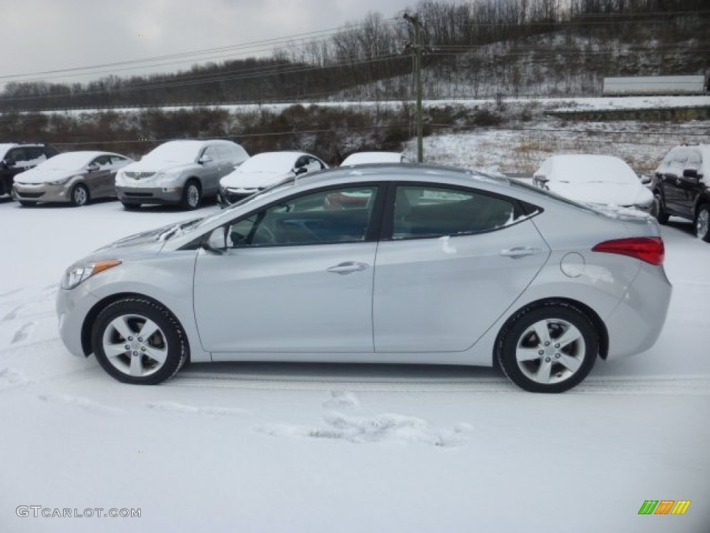 2012 Elantra GLS - Silver / Gray photo #4