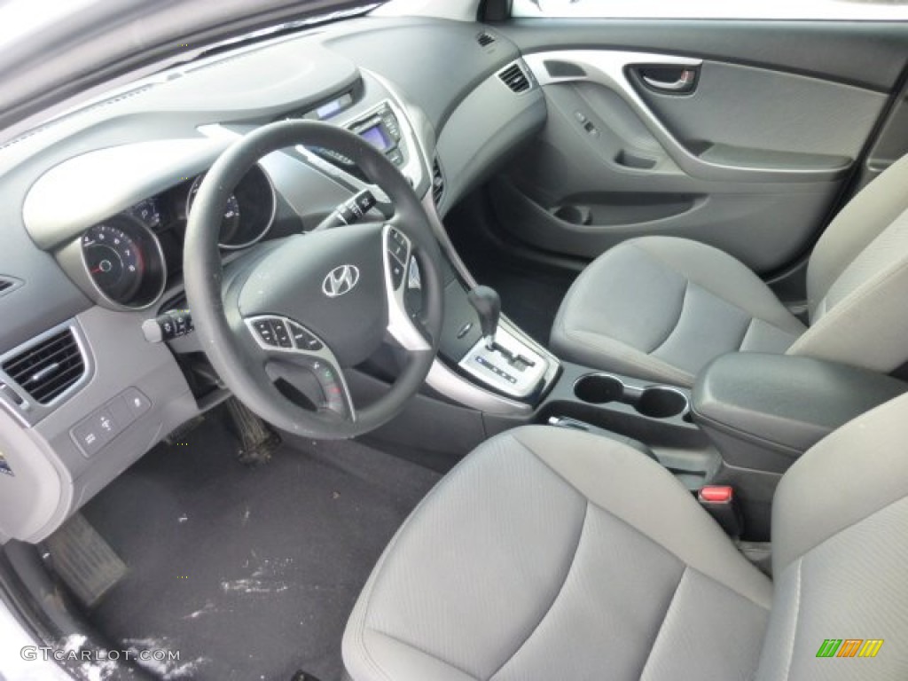 2012 Elantra GLS - Silver / Gray photo #16