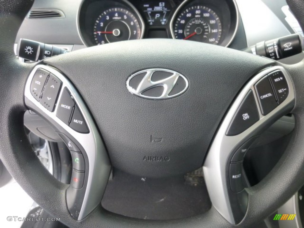 2012 Elantra GLS - Silver / Gray photo #18