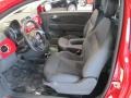 Tessuto Grigio/Nero (Grey/Black) Front Seat Photo for 2012 Fiat 500 #76409415