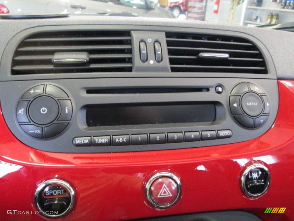 2012 Fiat 500 c cabrio Pop Audio System Photo #76409472