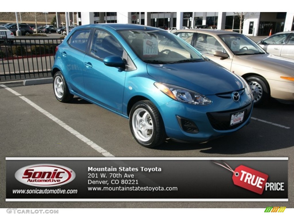 Aquatic Blue Mica Mazda MAZDA2