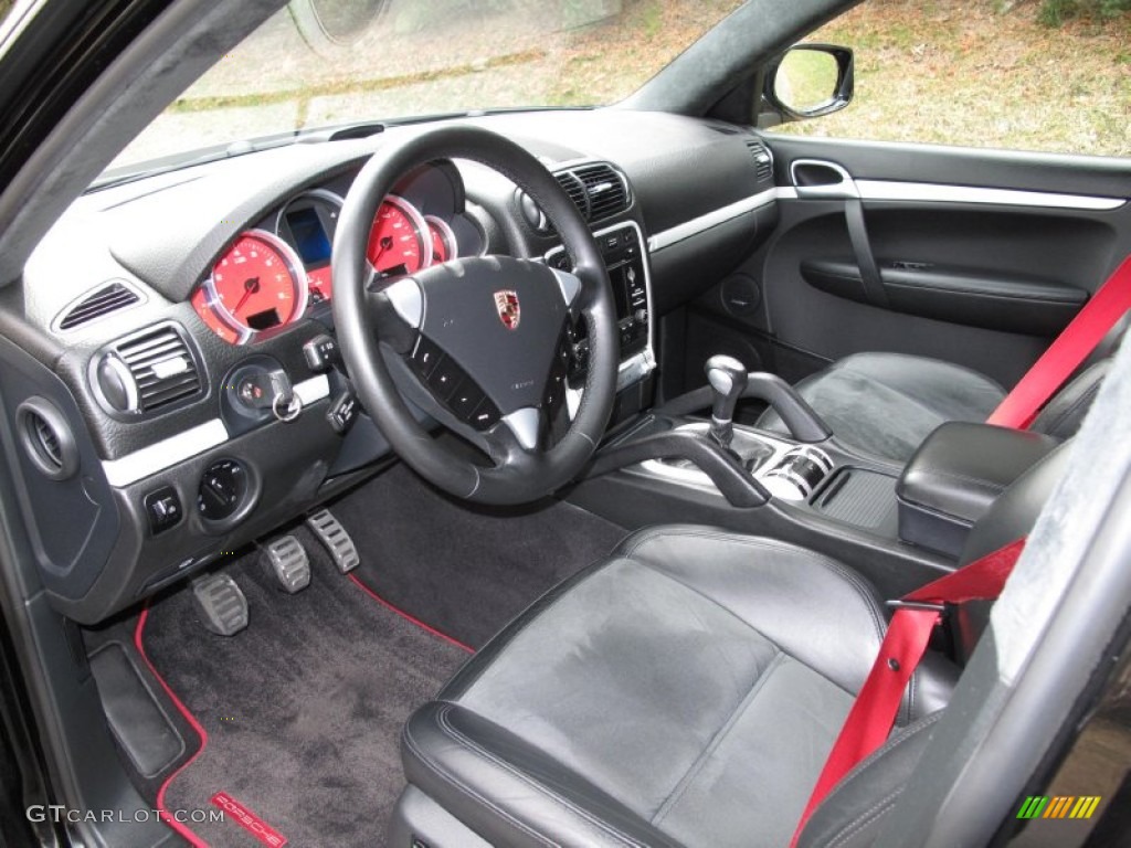 Black w/Alcantara Interior 2009 Porsche Cayenne GTS Photo #76410234