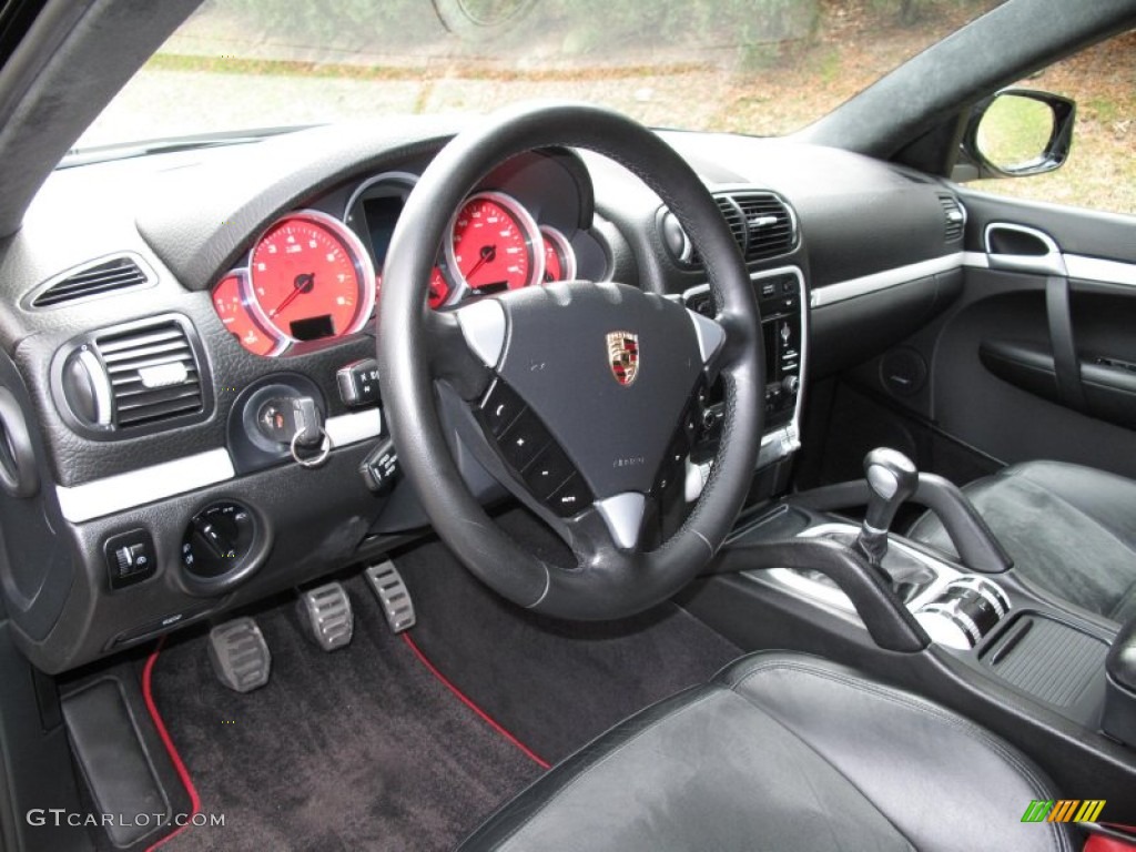 Black w/Alcantara Interior 2009 Porsche Cayenne GTS Photo #76410423