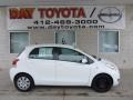 2009 Polar White Toyota Yaris 5 Door Liftback  photo #1