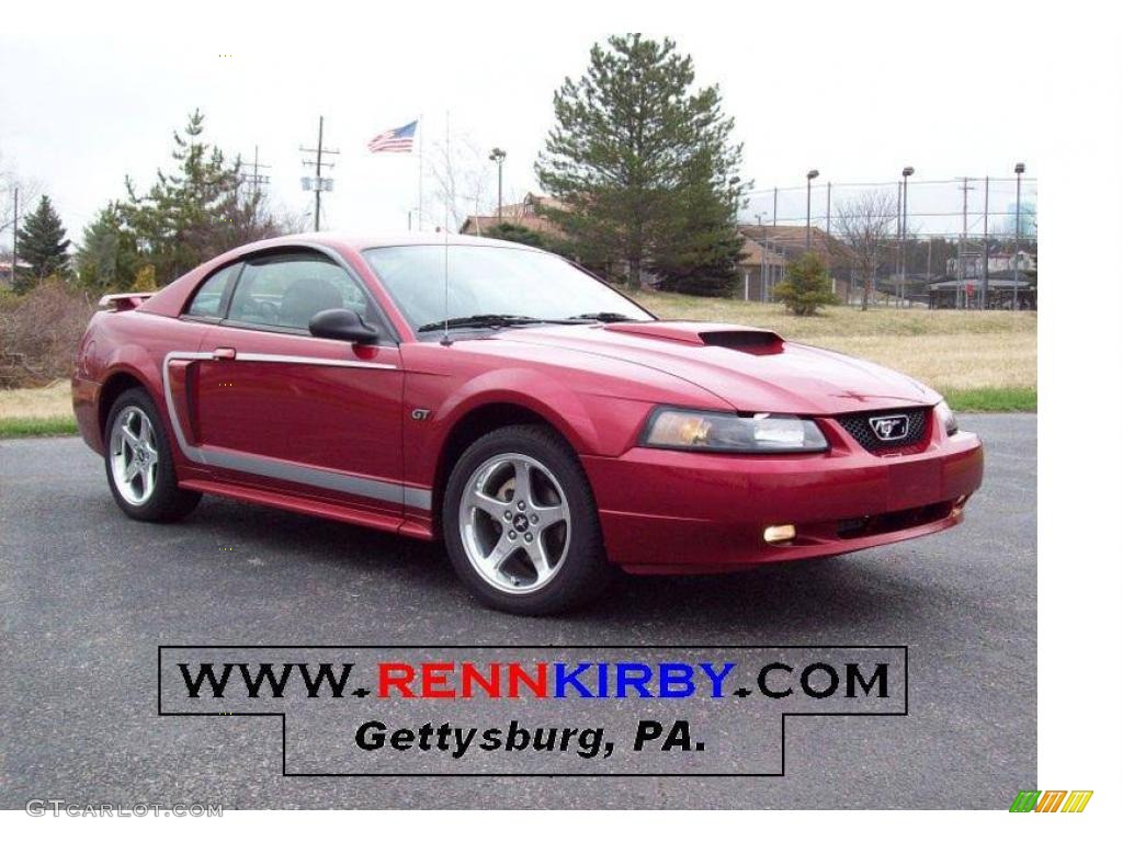 2003 Mustang GT Coupe - Redfire Metallic / Dark Charcoal photo #1