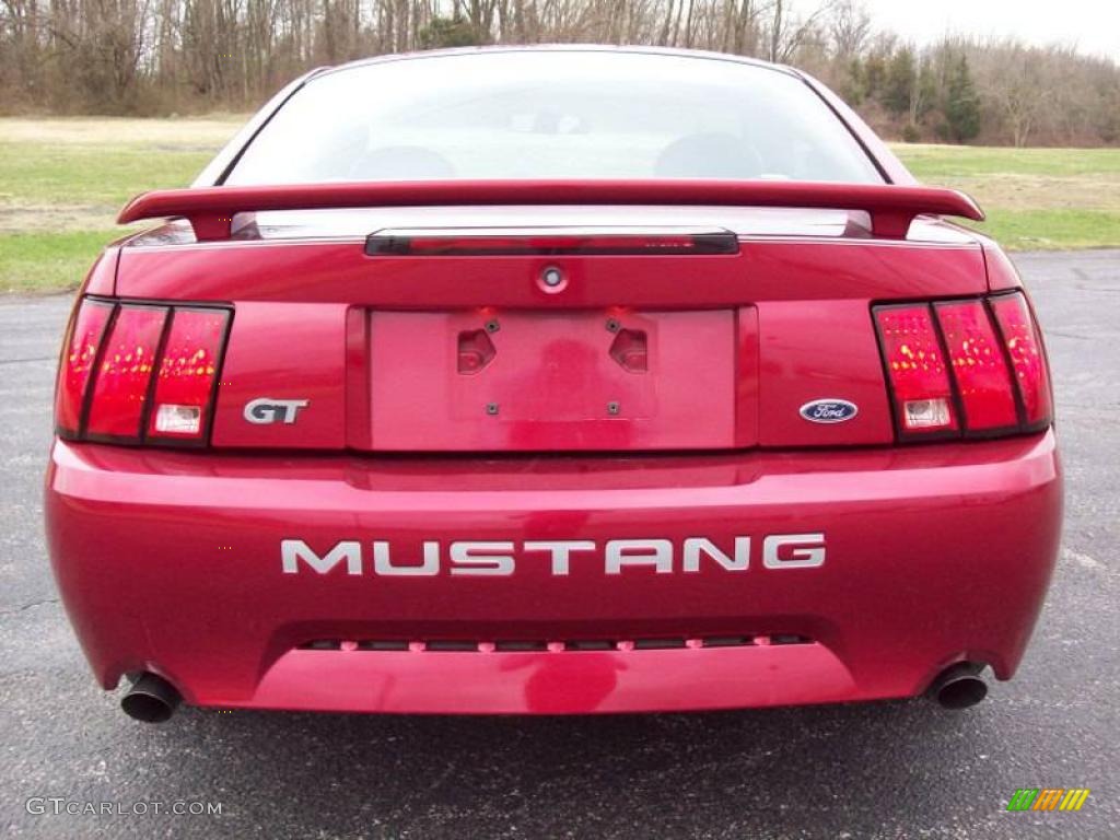 2003 Mustang GT Coupe - Redfire Metallic / Dark Charcoal photo #8