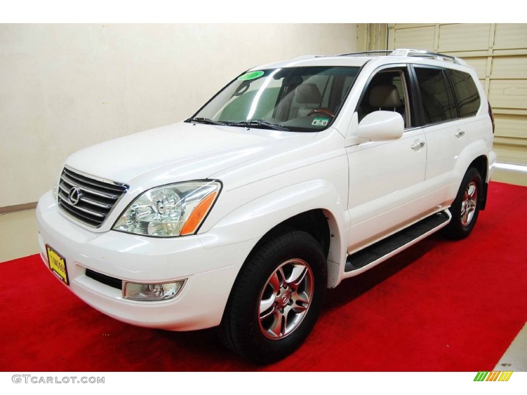 Blizzard White Pearl 2008 Lexus GX 470 Exterior Photo #76412715