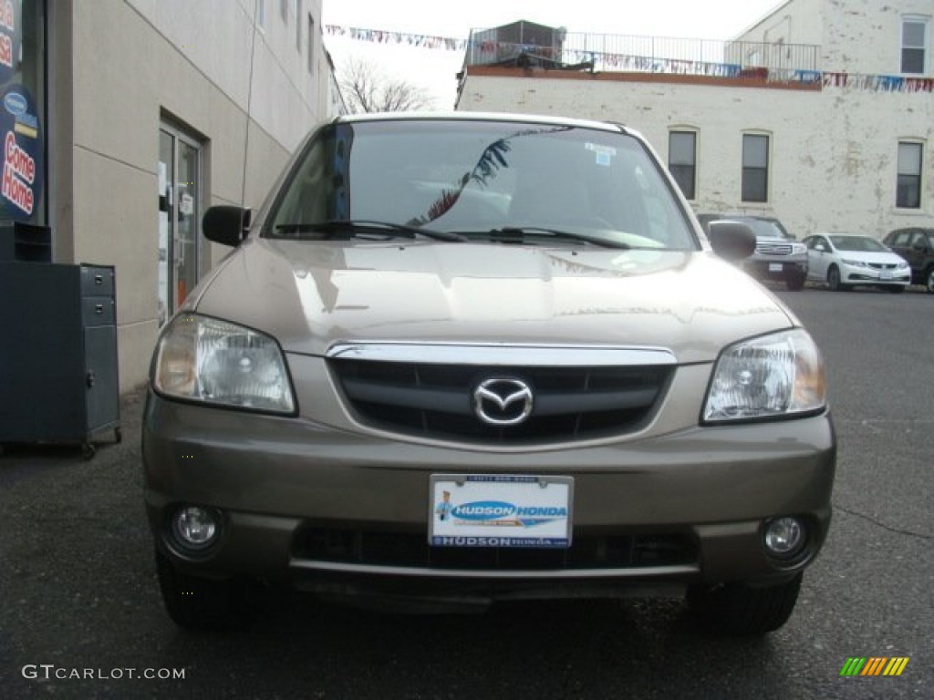 2002 Tribute ES V6 4WD - Parchment Gold Metallic / Beige photo #2