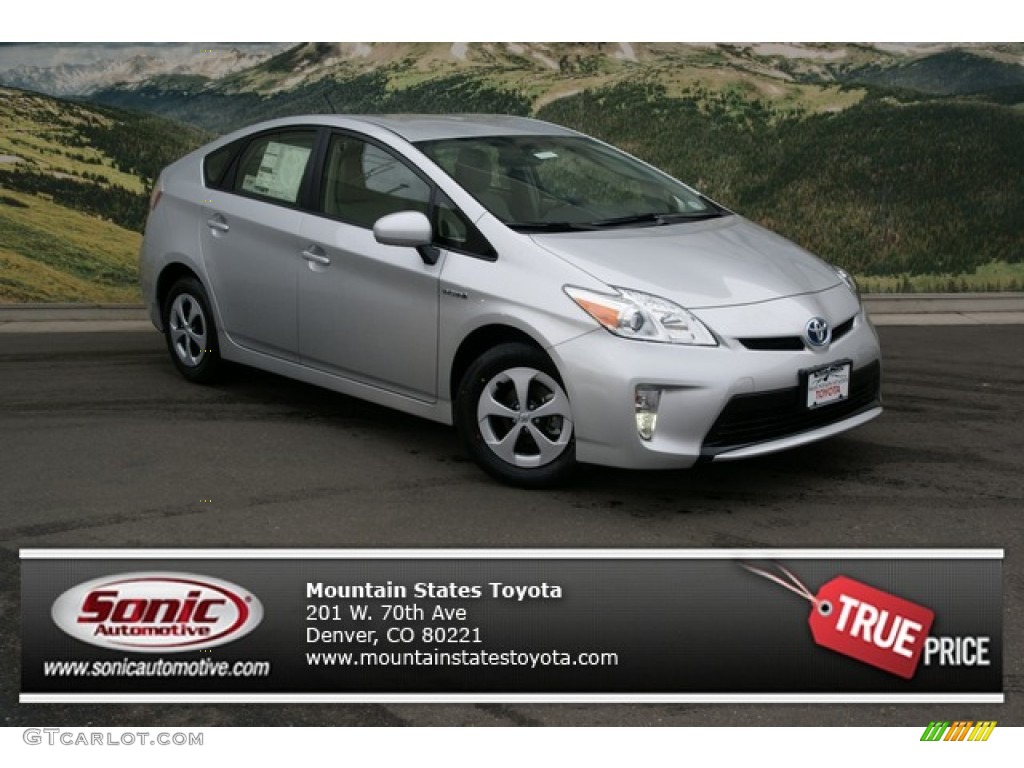 2013 Prius Three Hybrid - Classic Silver Metallic / Misty Gray photo #1