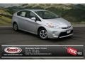 2013 Classic Silver Metallic Toyota Prius Three Hybrid  photo #1