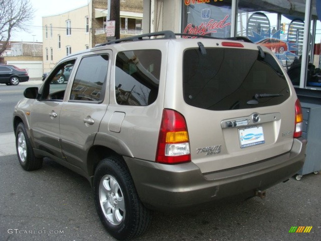 2002 Tribute ES V6 4WD - Parchment Gold Metallic / Beige photo #4