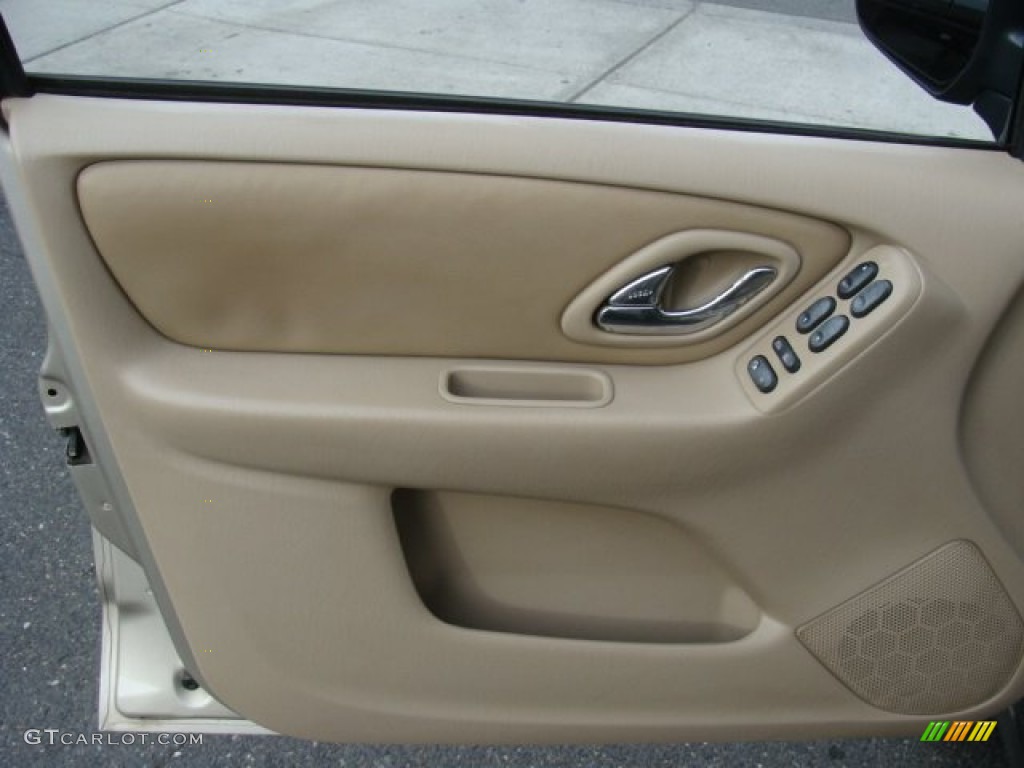 2002 Tribute ES V6 4WD - Parchment Gold Metallic / Beige photo #6