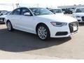 Ibis White 2013 Audi A6 3.0T quattro Sedan Exterior