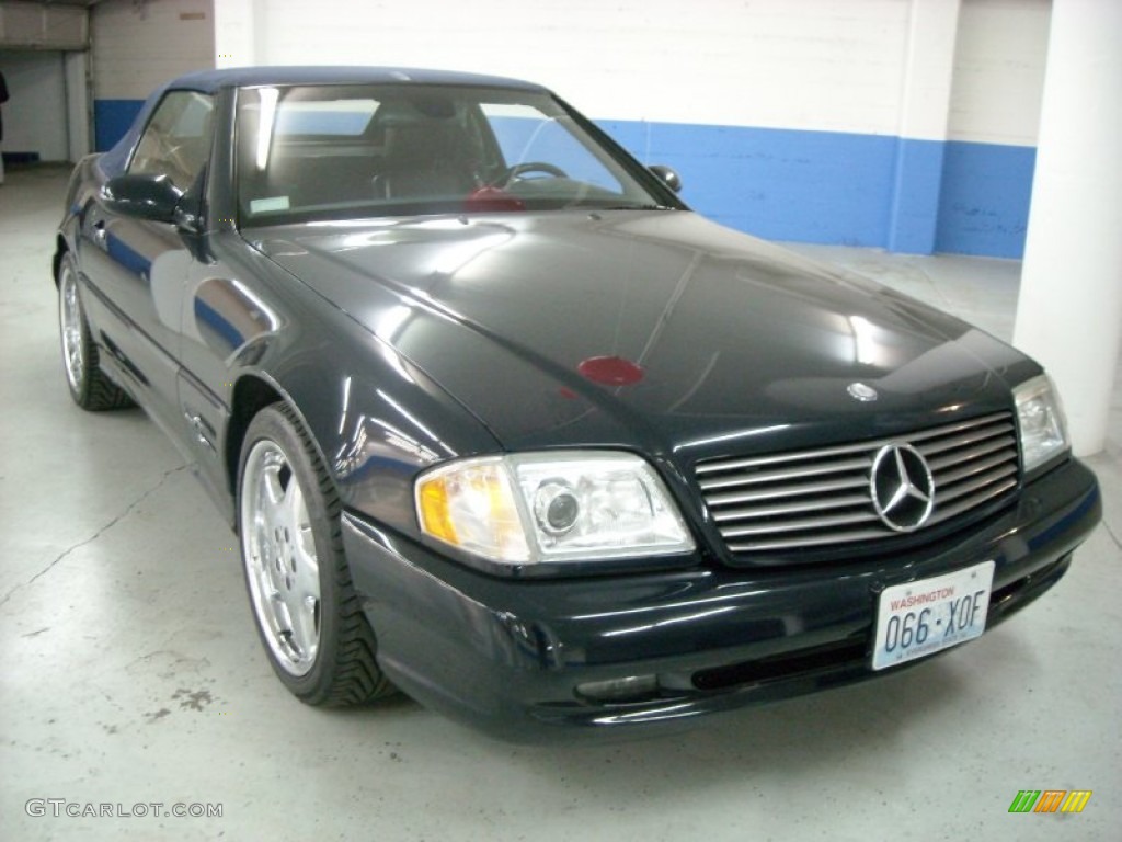 1999 SL 500 Roadster - Midnight Blue / Black photo #3