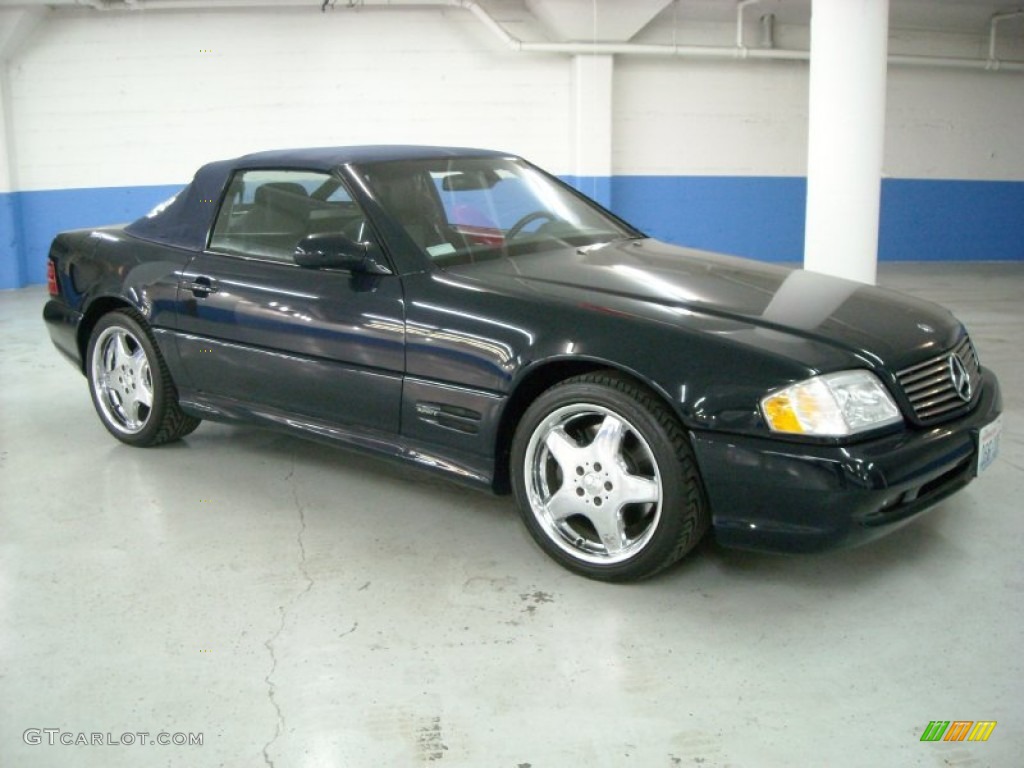 1999 SL 500 Roadster - Midnight Blue / Black photo #5