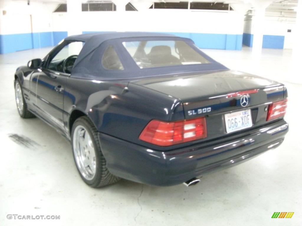 1999 SL 500 Roadster - Midnight Blue / Black photo #13