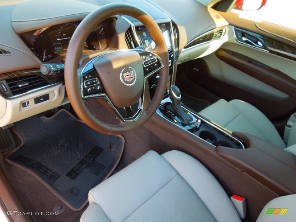 2013 ATS 2.5L Luxury - Crystal Red Tintcoat / Light Platinum/Brownstone Accents photo #25