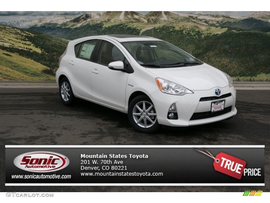 2012 Prius c Hybrid Four - Moonglow / Black photo #1