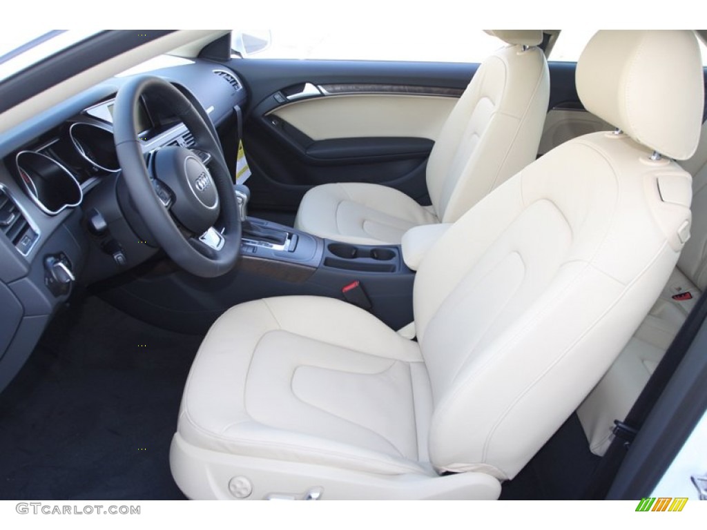 Velvet Beige Interior 2013 Audi A5 2.0T quattro Coupe Photo #76415289