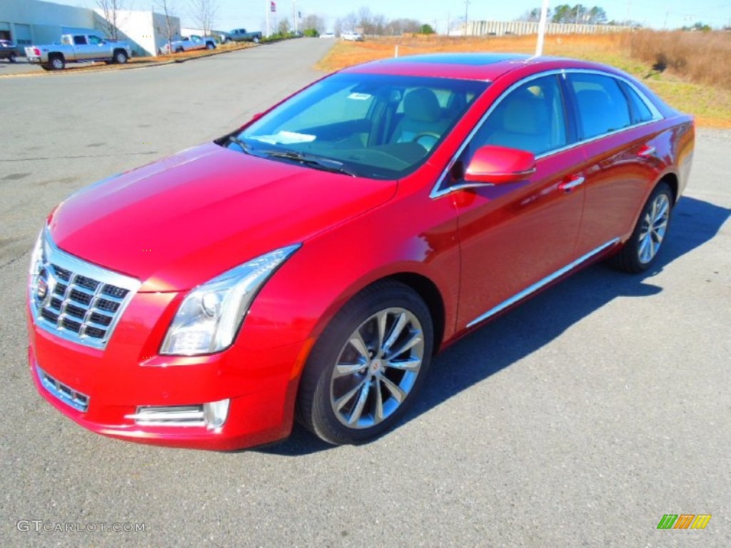 Crystal Red Tintcoat 2013 Cadillac XTS Luxury FWD Exterior Photo #76415369