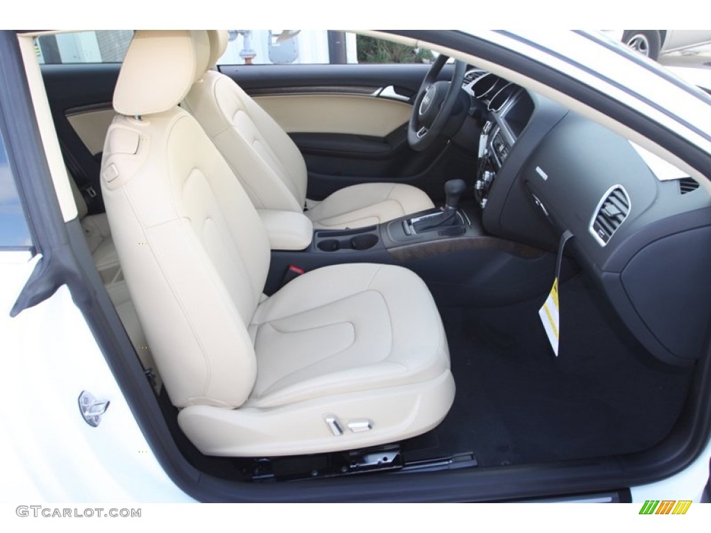 Velvet Beige Interior 2013 Audi A5 2.0T quattro Coupe Photo #76415421