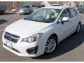 2012 Satin White Pearl Subaru Impreza 2.0i Premium 4 Door  photo #3